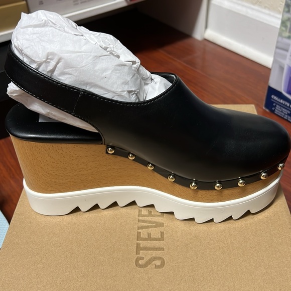 Steve Madden Melbourne Black size 8 Platforms - Picture 2 of 4